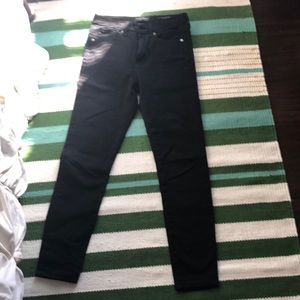 High rise black jeans